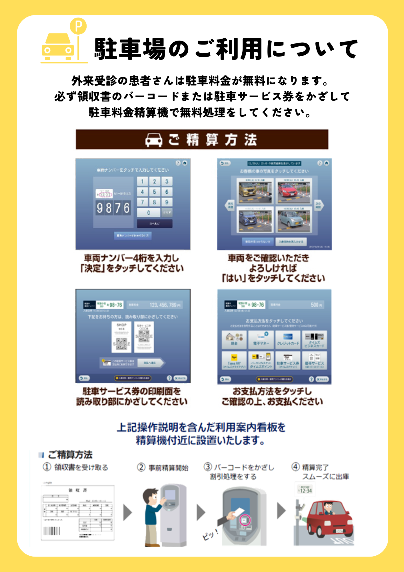 駐車場のご利用について