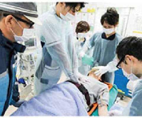 救急医療の様子